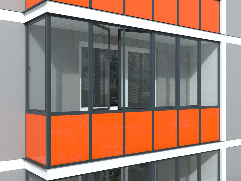 Ochiluvchi oynaklar vitrajga o‘rnatilgan bo‘lib, 90 daraja burilish imkoniyati mavjud